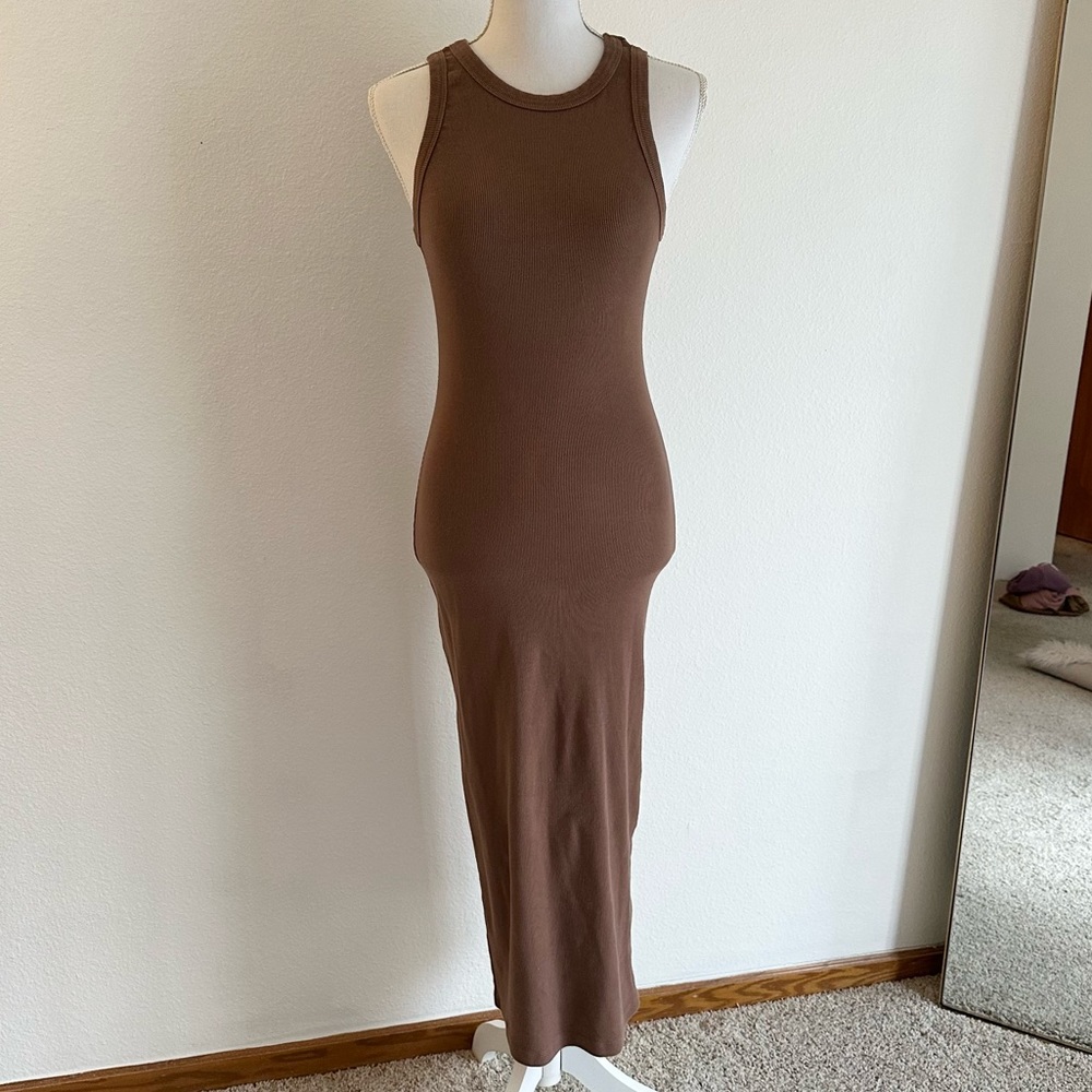 Lulus ribbed maxi dress